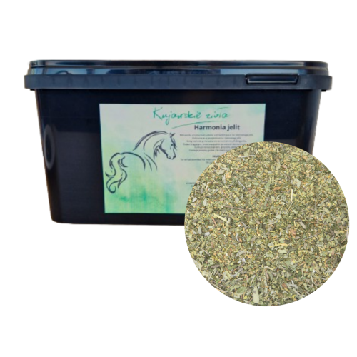 Przejdź do produktu Zioła dla koni – mieszanka HARMONIA JELIT (1000g) 1kg