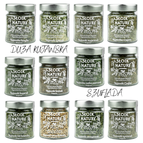 Przejdź do produktu Zestaw 12 słoików - Duża kujawska szuflada, Taniej w zestawie!