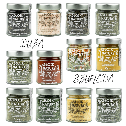 Przejdź do produktu Zestaw 12 słoików - Duża szuflada, Taniej w zestawie!