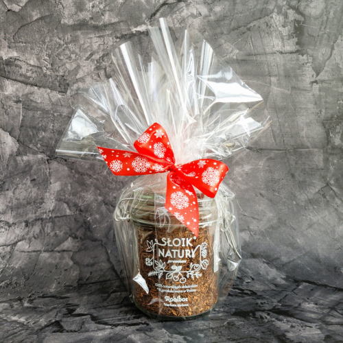 Przejdź do produktu Zestaw Prezentowy Rooibos herbata czerwona w słoiku (85 g)