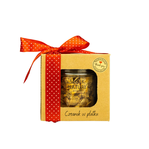 Przejdź do produktu Przyprawa na prezent - Czosnek w płatkach w słoiku (120 g)
