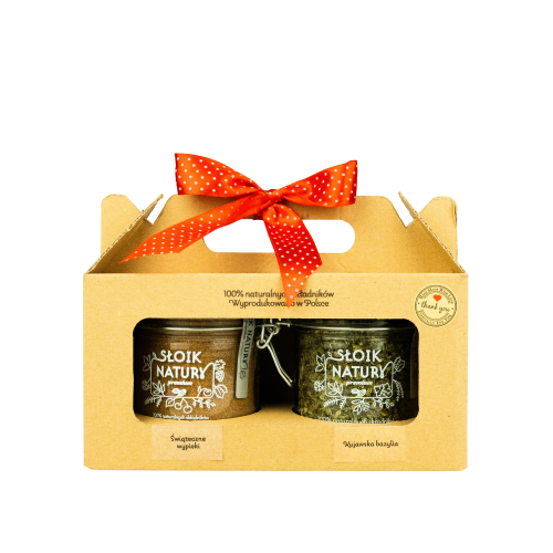 Przejdź do produktu Zestaw 2 przypraw (Świąteczne wypieki, Kujawska bazylia)