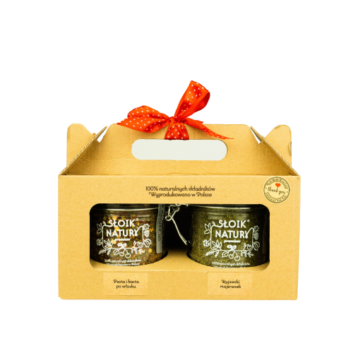 Przejdź do produktu Zestaw 2 przypraw  (Pasta i Basta, Kujawski majeranek)