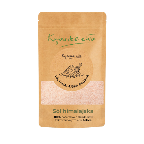 Przejdź do produktu Sól himalajska drobna - przyprawa w torebce 200g