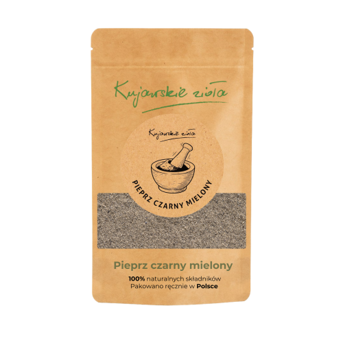 Przejdź do produktu Pieprz czarny mielony - przyprawa w torebce 500g