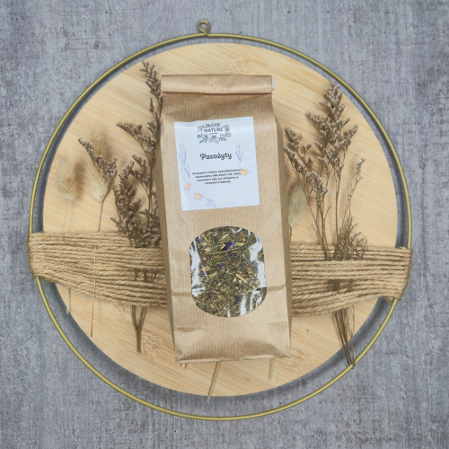 Przejdź do produktu Herbata funkcyjna - ziołowa w torebce (160g) PASOŻYTY I ROBAKI
