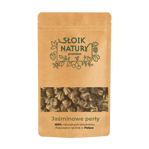 Przejdź do produktu Herbata jaśminowa w torebce strunowej (15 g) Jaśminowe perły smoka wschodu