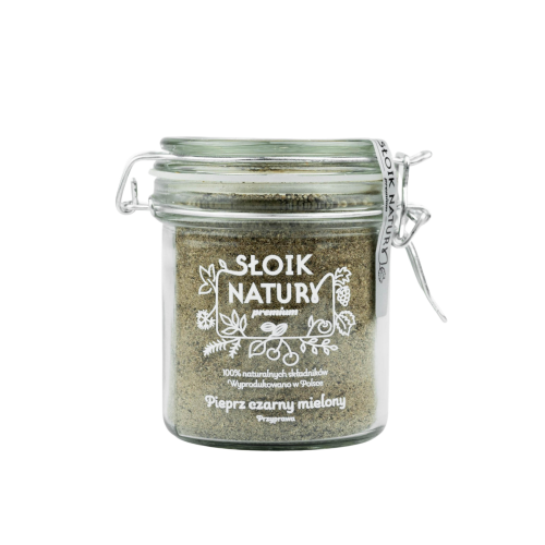 Przejdź do produktu Pieprz czarny mielony - przyprawa w słoiku  (180 g) 