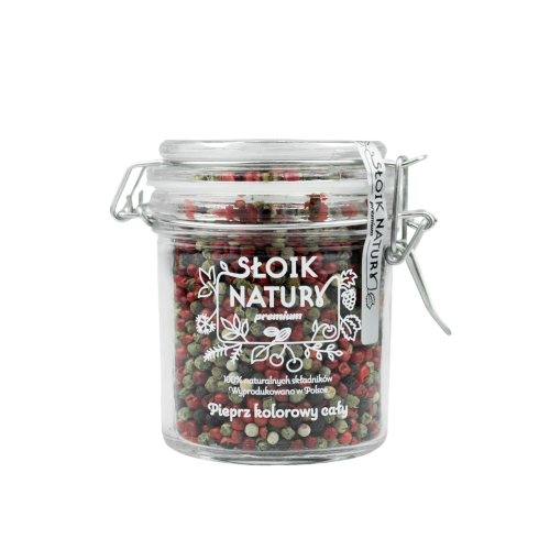 Przejdź do produktu Pieprz kolorowy cały - przyprawa w słoiku (135 g) 
