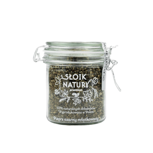 Przejdź do produktu Pieprz czarny młotkowany - przyprawa w słoiku  (180 g)