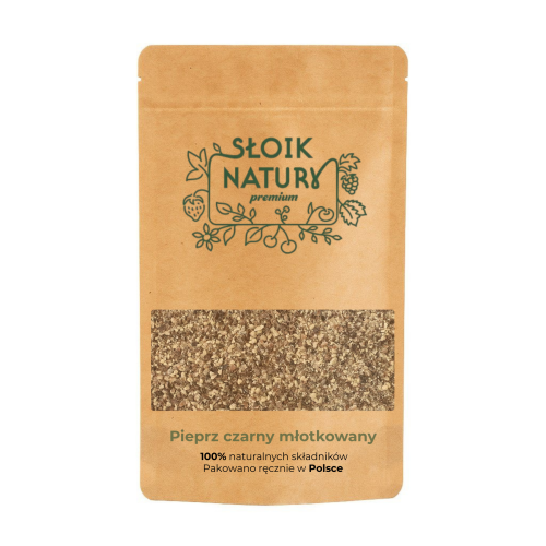 Przejdź do produktu Pieprz czarny młotkowany - przyprawa w torebce  (125 g)
