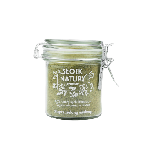 Przejdź do produktu Pieprz zielony mielony - przyprawa w słoiku (160 g) 