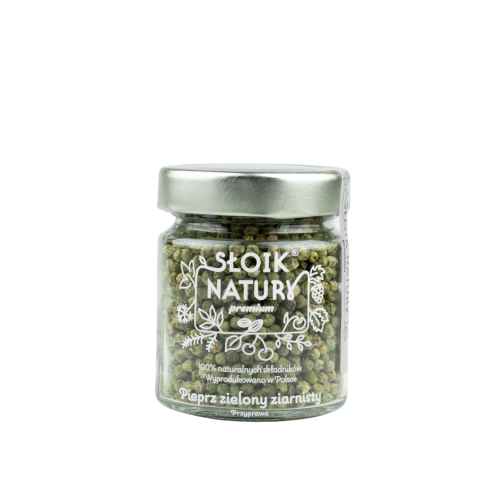 Przejdź do produktu Pieprz zielony ziarnisty - przyprawa w słoiku  (70 g)