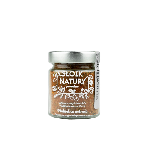 Przejdź do produktu Przyprawa do mięs w słoiku z zakrętką (105 g) Piekielna ostrość