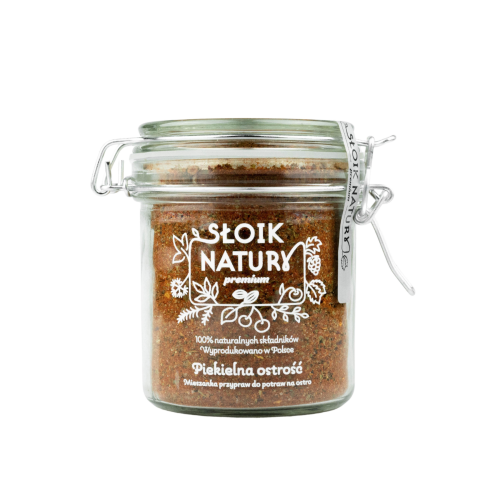 Przejdź do produktu Przyprawa do mięs w słoiku z klamrą (165 g) Piekielna ostrość