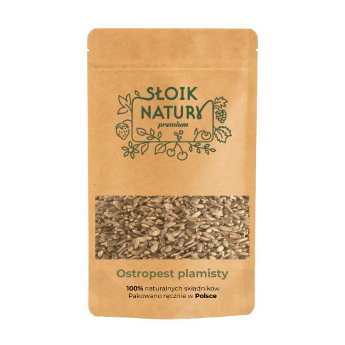 Przejdź do produktu Ostropest plamisty ziarno z Polski w torebce 700 g