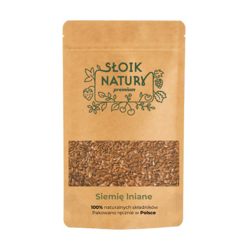 Przejdź do produktu Siemię lniane z Polski w torebce 500 g 